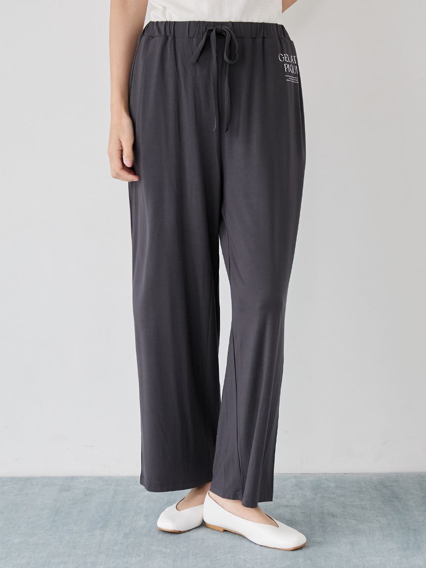 gelato pique「レーヨンロゴロングパンツ」|ルームウェア|