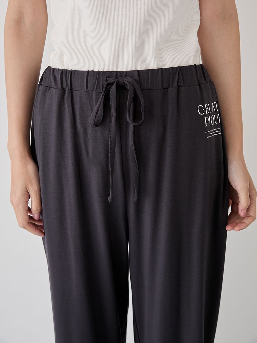 gelato pique「レーヨンロゴロングパンツ」|ルームウェア|