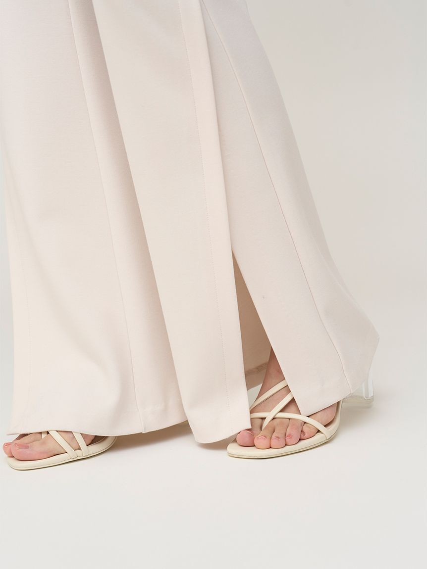 SNIDEL「スリットカットパンツ」|チノ|