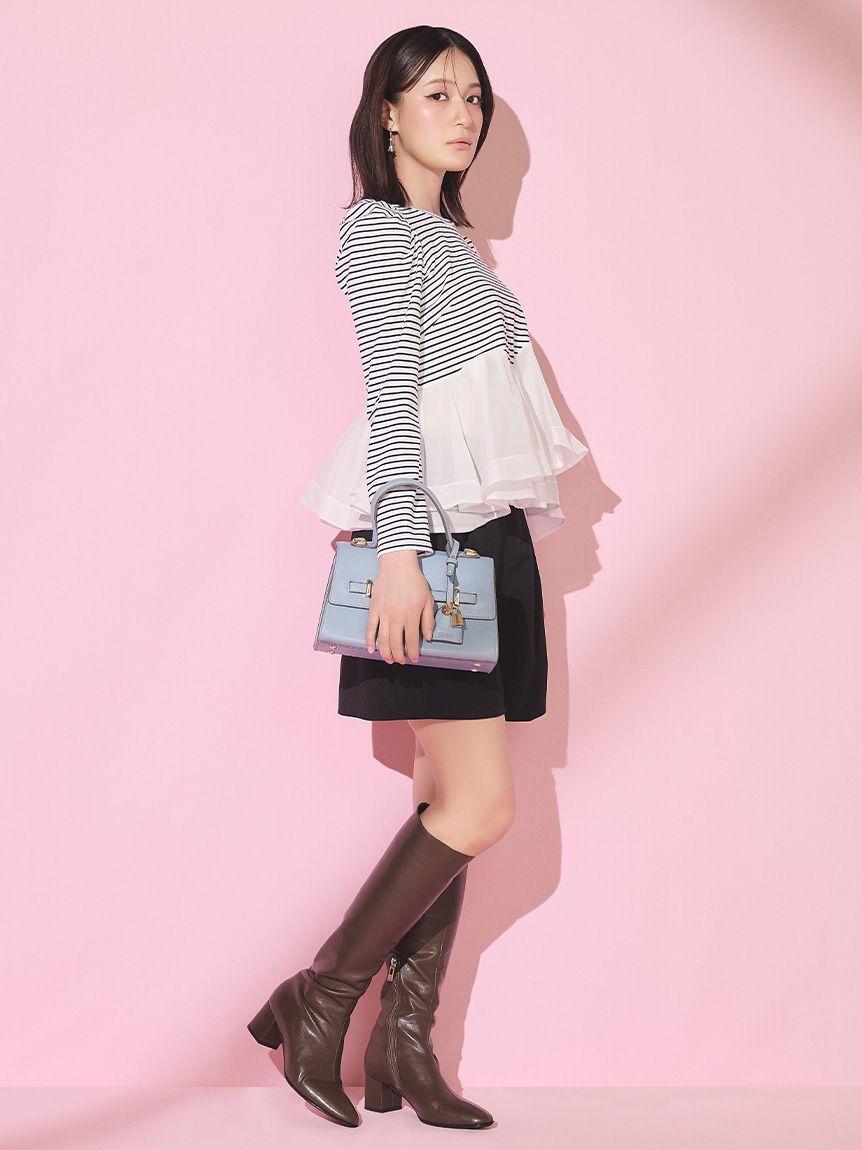 CELFORD「ペプラムドッキングカットトップス」|Tシャツ・カットソー|