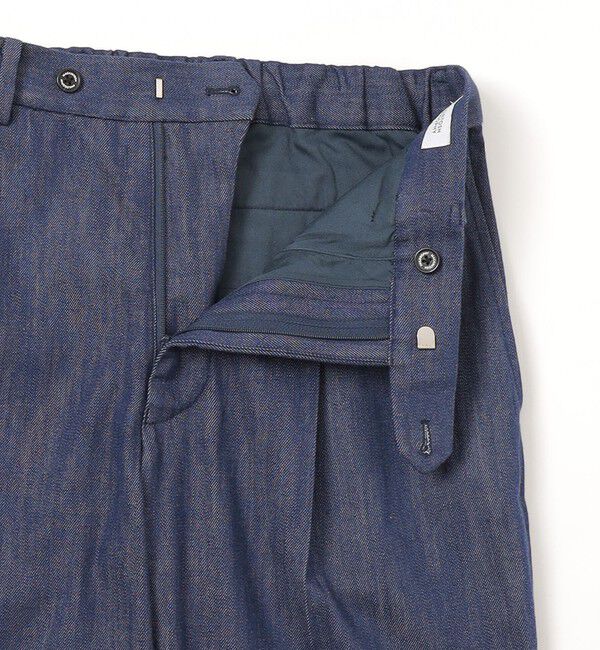 MACKINTOSH PHILOSOPHY「テクノツイル/デニム ワンタック エラスティックパンツ」|デニム|