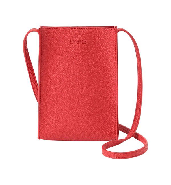 MACKINTOSH PHILOSOPHY「スマホショルダーポーチ」|ショルダー・メッセンジャー|レッド