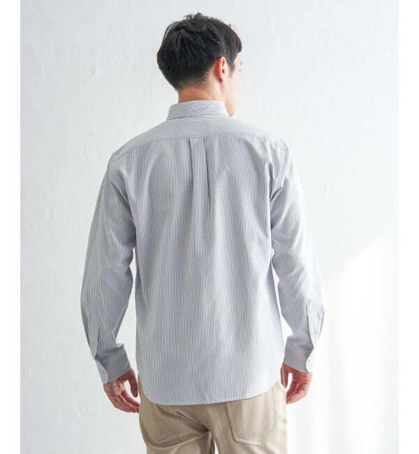 ikka「【吸水速乾】イージーケアオックスボタンダウンシャツ」|シャツ・ブラウス|