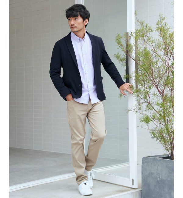 ikka「【吸水速乾】イージーケアオックスボタンダウンシャツ」|シャツ・ブラウス|