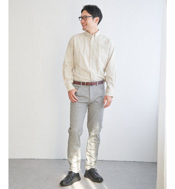 ikka「【吸水速乾】イージーケアオックスボタンダウンシャツ」|シャツ・ブラウス|