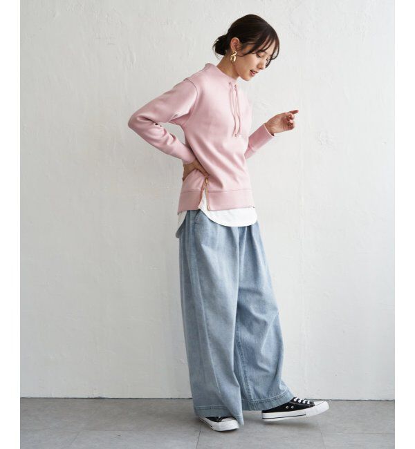 ikka「GOKU楽カノコダンボールプルオーバー」|パーカー|