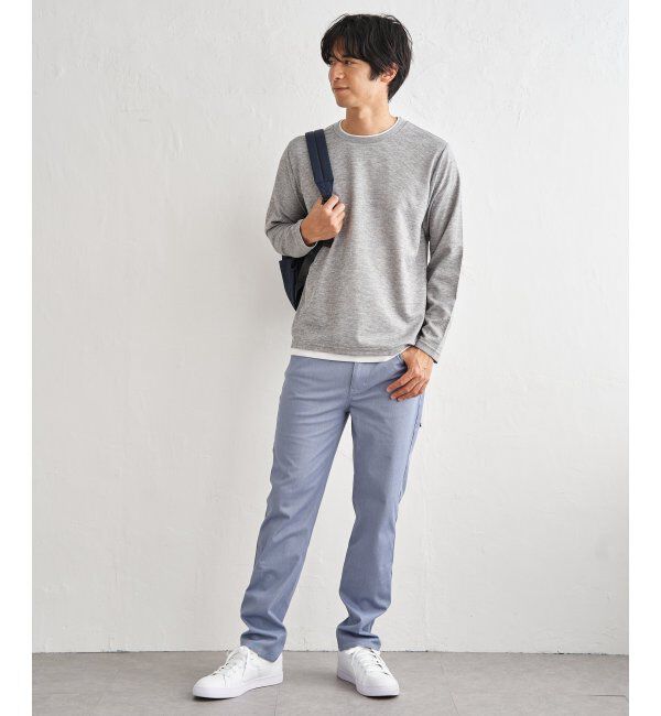 ikka「速乾ピケレイヤードロンT」|Tシャツ・カットソー|