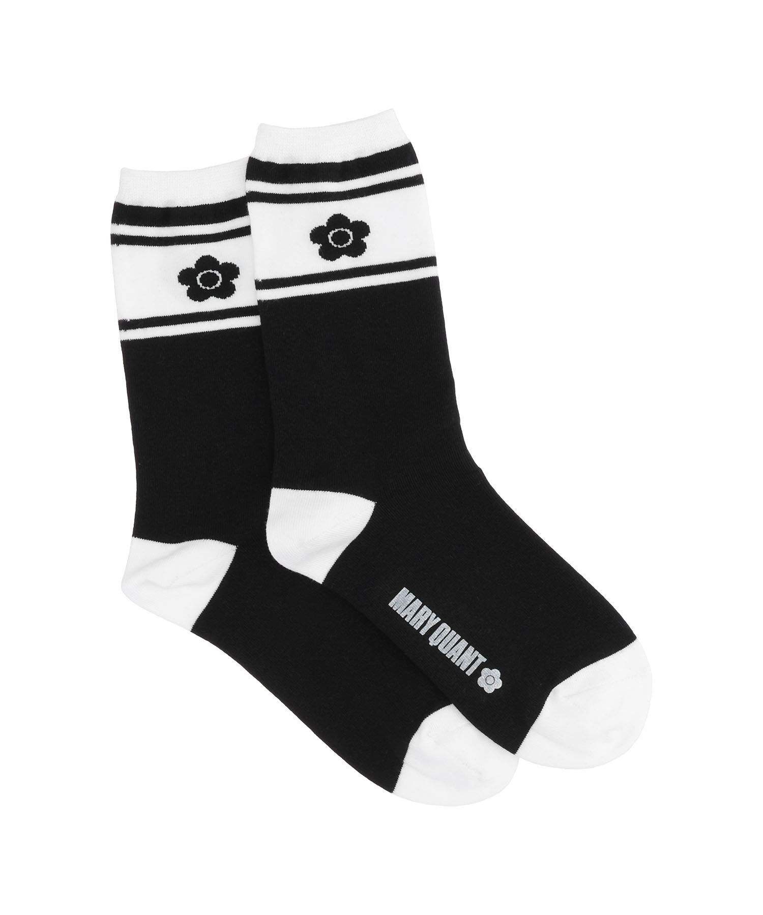 MARY QUANT「デイジーインライン ソックス」|ソックス|ブラック