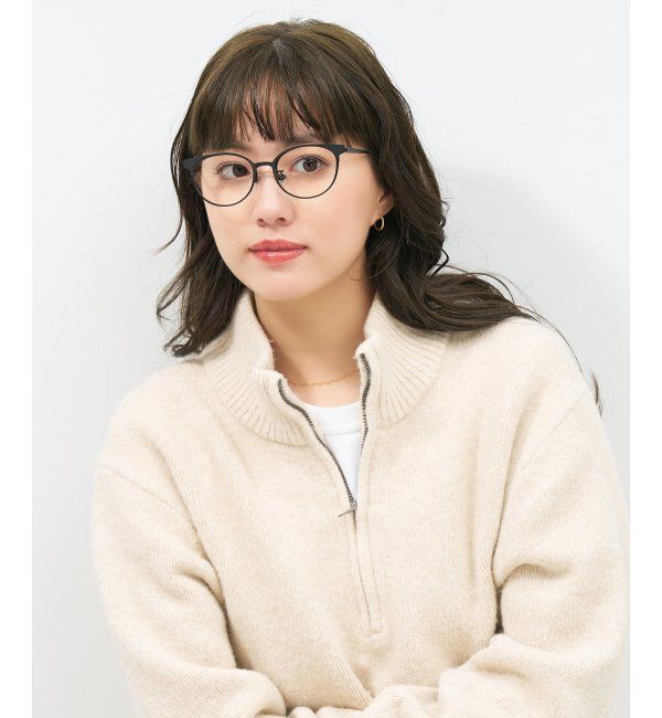  「ボストン型 跳ね上げ式メガネ | メガネの上から ズレ落ち防止 伊達メガネ ユニセックス レンズ交換券付」|メガネ|