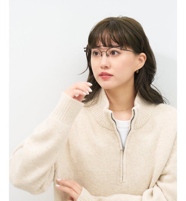  「ボストン型 跳ね上げ式メガネ | メガネの上から ズレ落ち防止 伊達メガネ ユニセックス レンズ交換券付」|メガネ|