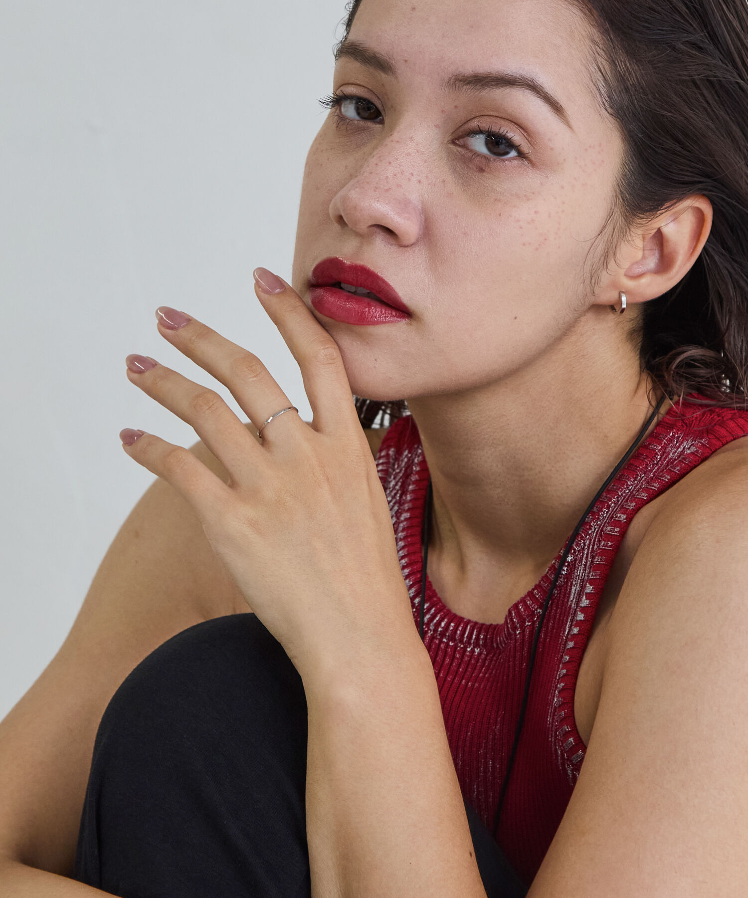 JUPITER「【K10WG】スリムリング/シルバー」|リング|