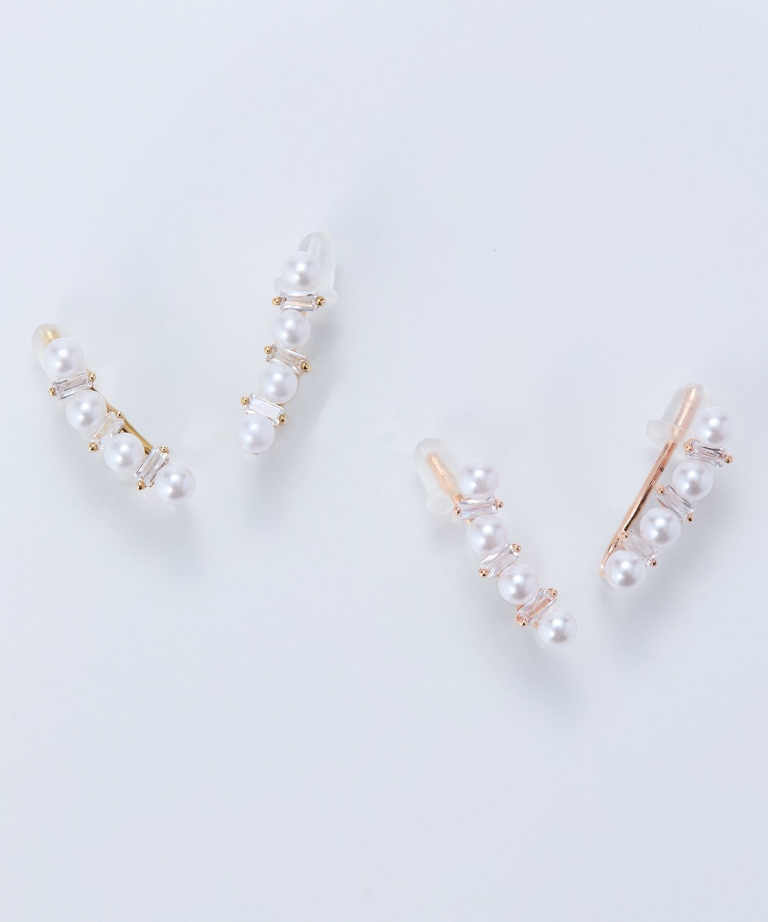 Phoebe「2wayパールブリンクピアス&イヤリング　ゴールド」|ピアス|