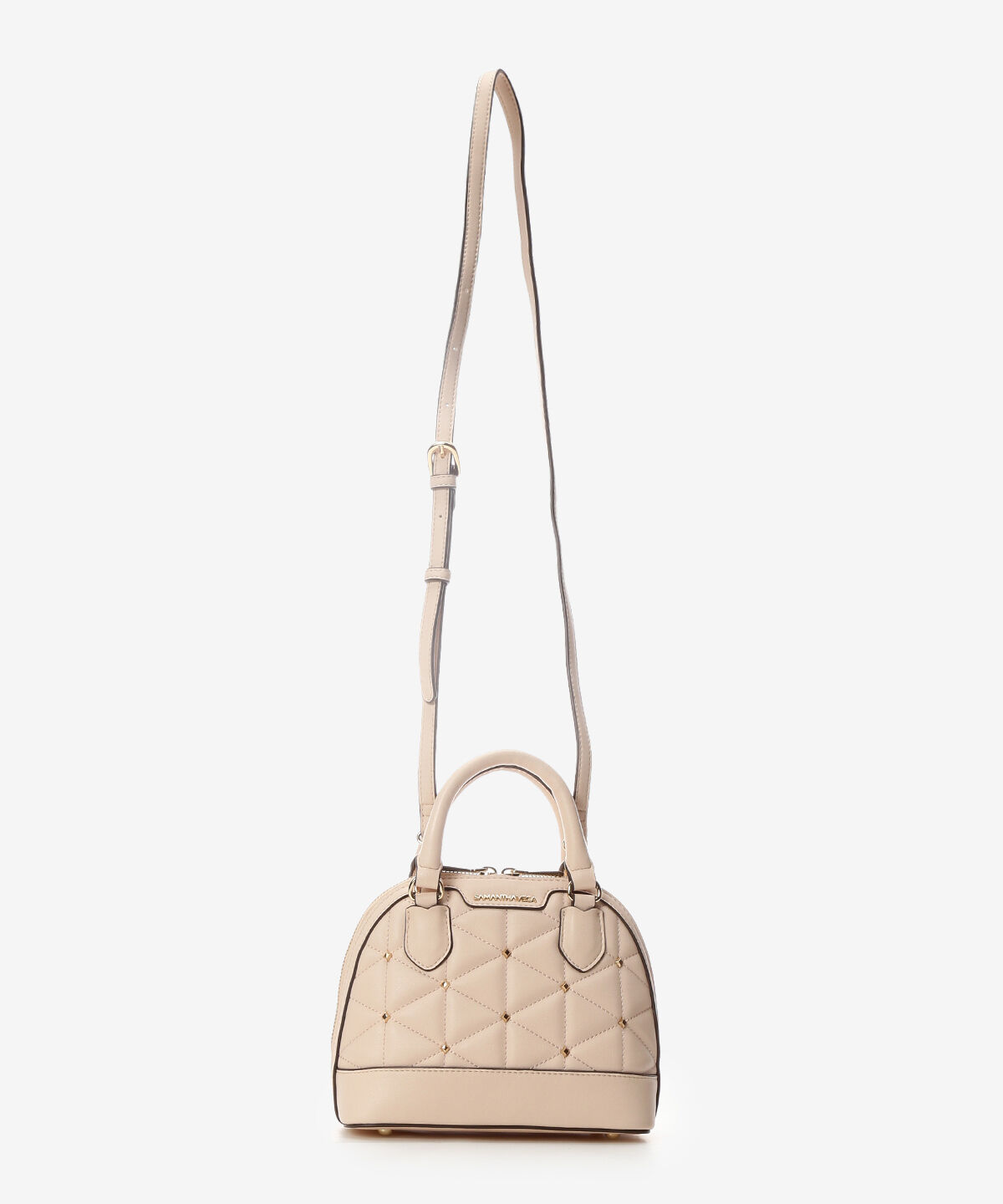 Samantha Vega「キルティングスタッズハンドバッグ（ミニ）」|ハンドバッグ|