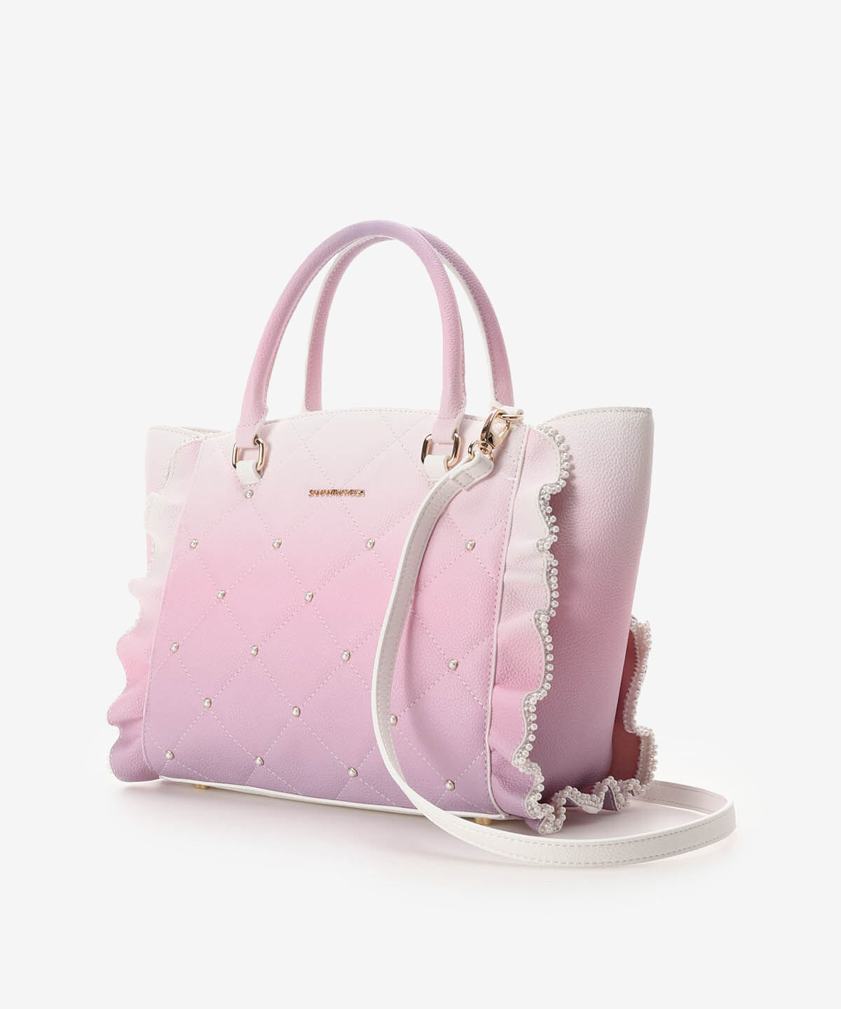 Samantha Vega「グラデーションパールフラッター（小）」|ハンドバッグ|