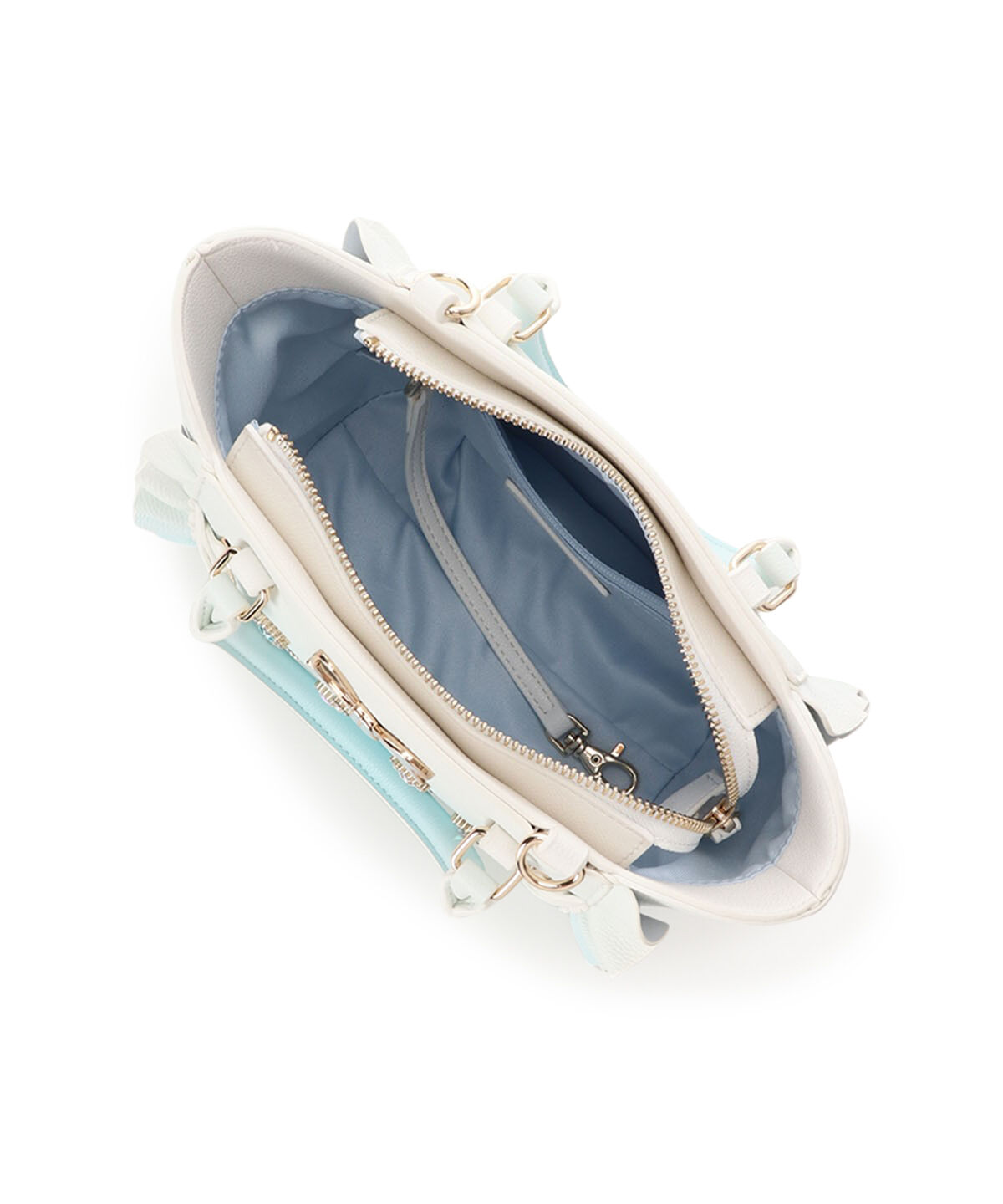 Samantha Vega「レースアップハートビジューグラデーションフラッター（ミニ）」|ハンドバッグ|