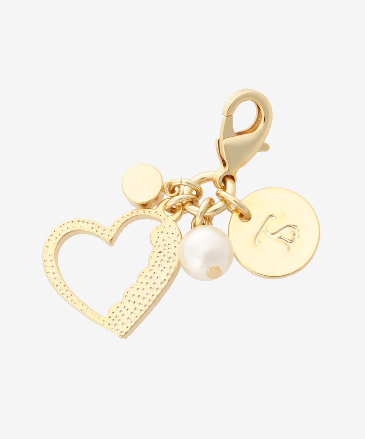 Samantha Vega「パールハートファスナーチャーム」|チャーム・キーホルダー|