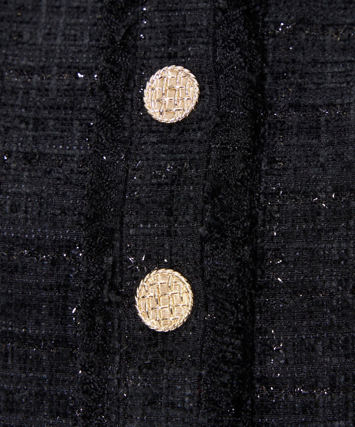 アンドクチュール「ツイードジャケット」|ノーカラージャケット|