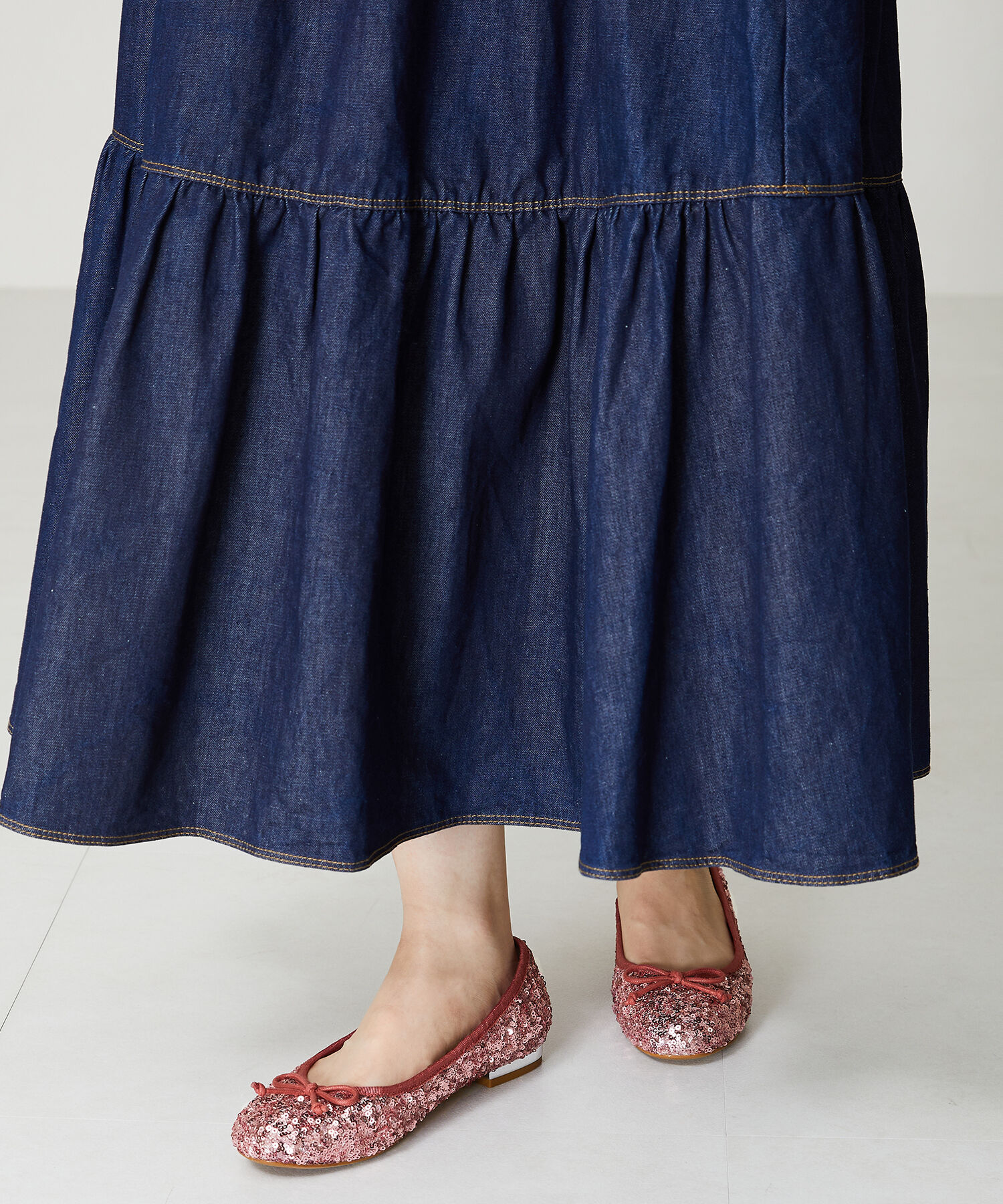 ORiental TRaffic「スパンコールバレエシューズ/41122」|パンプス|PINK