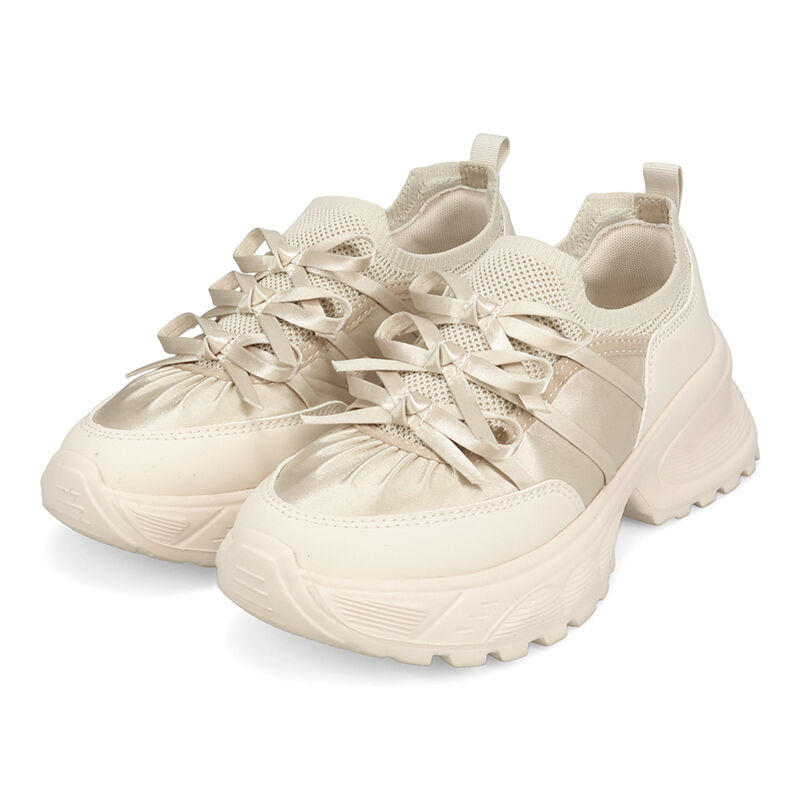 ORiental TRaffic「リボン ディテール ニット スニーカー /OT3787」|スニーカー|