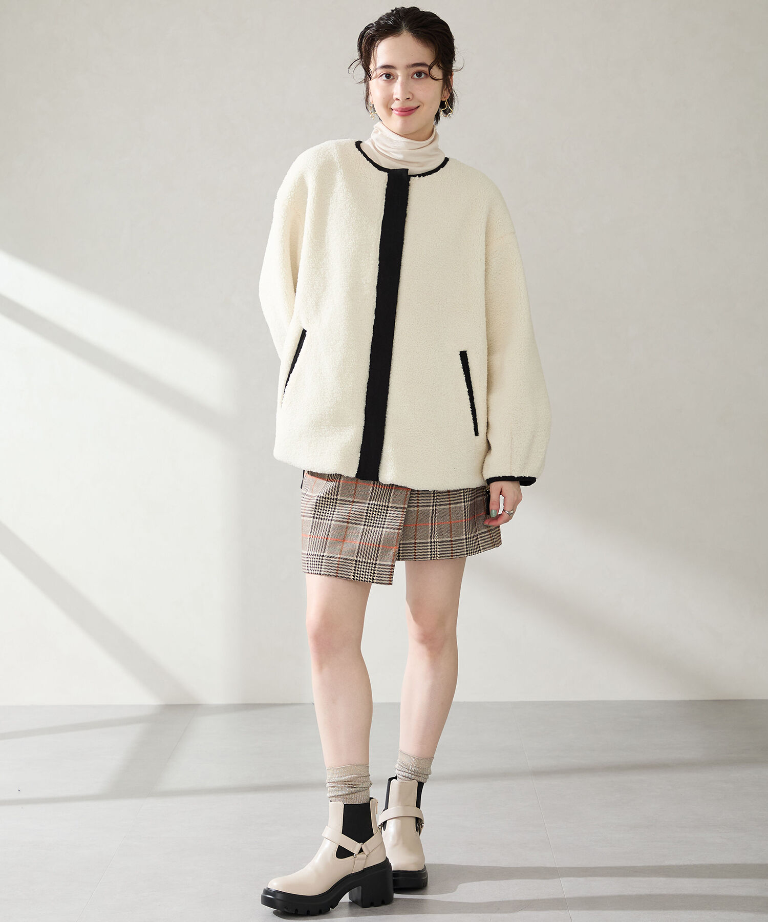 ORiental TRaffic「ゴアベルト エンジニアブーツ /51415 厚底」|ショートブーツ|