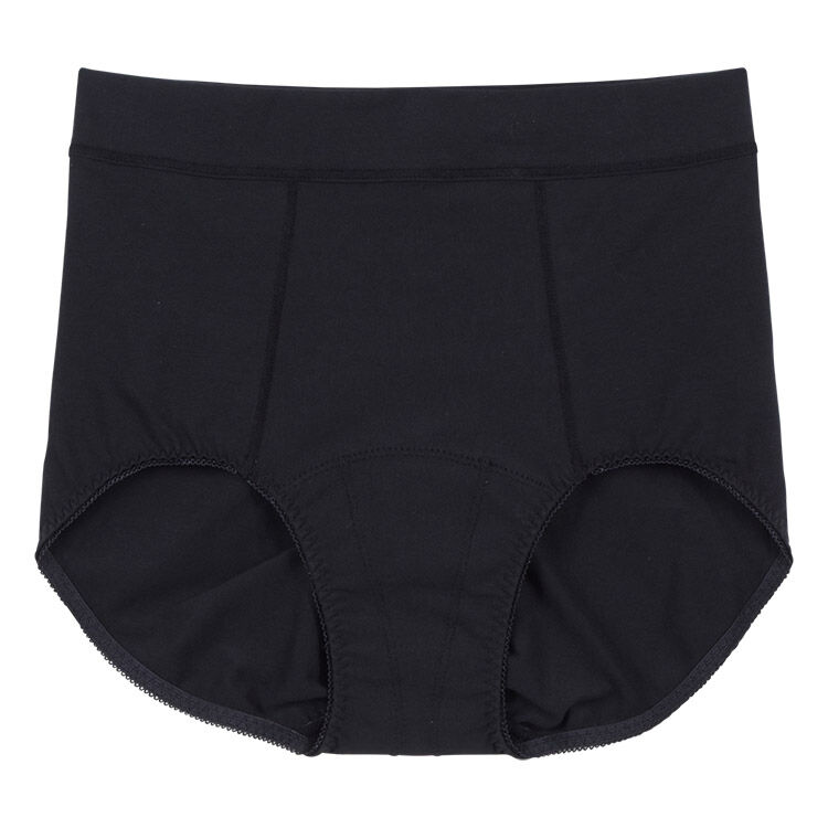 intesucre「アンテシュクレ こんなにズレない サニタリーショーツ ウイング対応 S-3L TSE005B」|インナー|BK