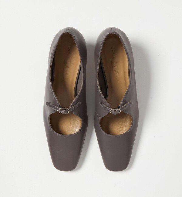 ODETTE E ODILE「センターベルトスクエア パンプス45&darr;&uarr;」|パンプス|