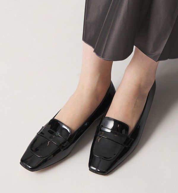 ODETTE E ODILE「【WEB限定】スクエアローファー フラット10■&uarr;」|ローファー|