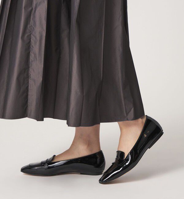 ODETTE E ODILE「【WEB限定】スクエアローファー フラット10■&uarr;」|ローファー|