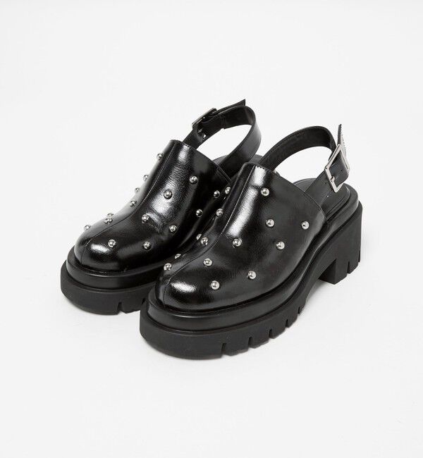 ODETTE E ODILE「＜SY＞タンクソールスタッズ ミュール サンダル75&uarr;」|サンダル|