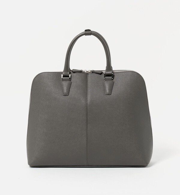 UNITED ARROWS「レザー ラウンド ブリーフケース」|ビジネスバッグ|