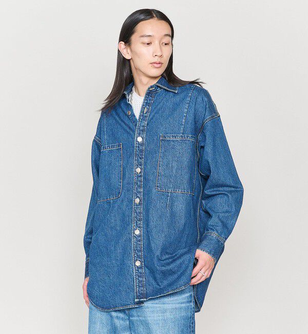 ASTRAET「＜ASTRAET＞11.5oz デニム 2ポケットシャツ UNISEX」|シャツ・ブラウス|