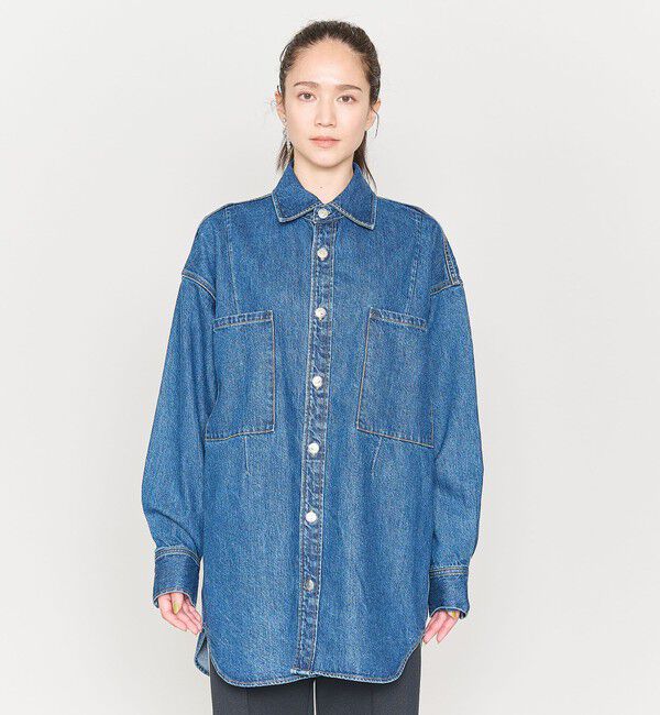 ASTRAET「＜ASTRAET＞11.5oz デニム 2ポケットシャツ UNISEX」|シャツ・ブラウス|