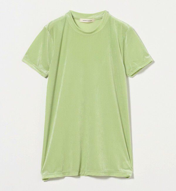 AEWEN MATOPH「＜AEWEN MATOPH＞シアー ベロア Tシャツ」|Tシャツ・カットソー|