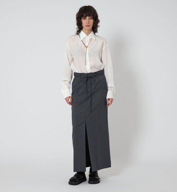 ASTRAET「＜ASTRAET＞ストライプ シアー レギュラーカラーシャツ UNISEX」|シャツ・ブラウス|