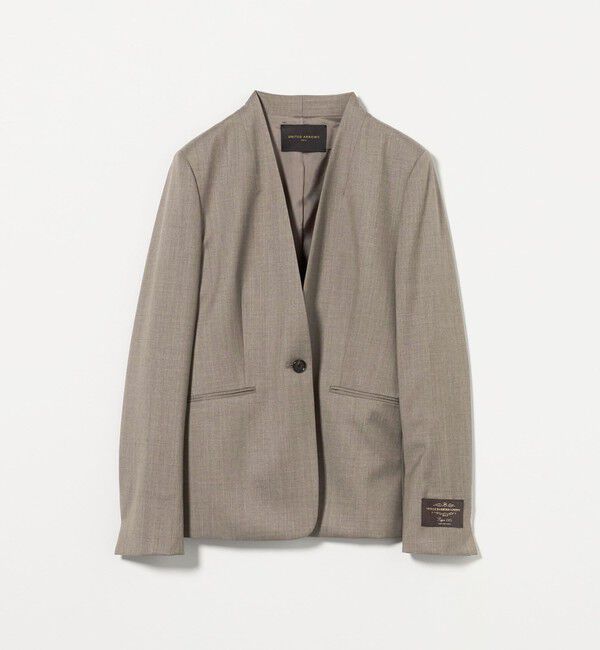 UNITED ARROWS「Vitale Barberis Canonico ノーラペルジャケット」|ノーカラージャケット|