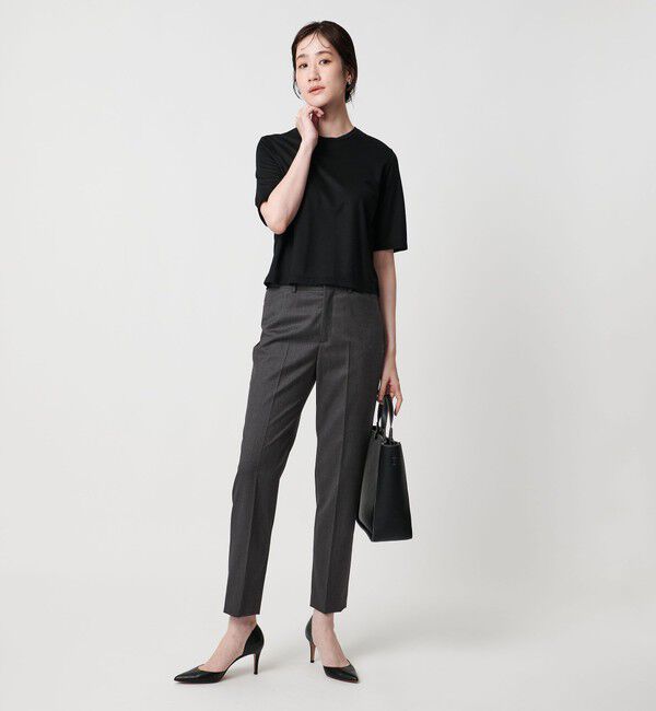 UNITED ARROWS「Vitale Barberis Canonico スリムテーパードパンツ」|スラックス|