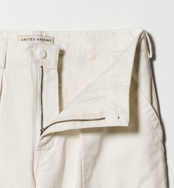 UNITED ARROWS「ヘリンボーン ファティーグパンツ」|チノ|