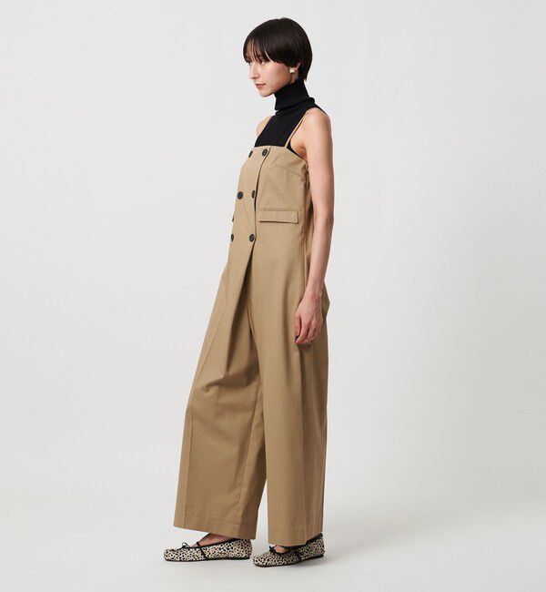 UNITED ARROWS「チノ ラップ オールインワン ‐ウォッシャブル‐」|オールインワン|BEIGE