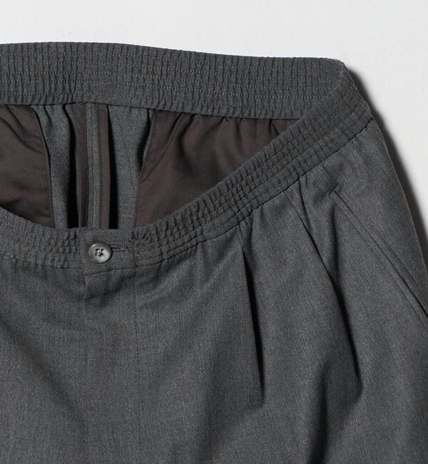 UNITED ARROWS「2プリーツ ギャザー イージーパンツ -ストレッチ-」|チノ|