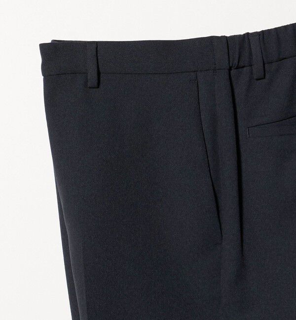 UNITED ARROWS「テック ツイル ノープリーツ パンツ UA COZY  ウォッシャブル 防しわ性（着用しわ）」|スーツ|