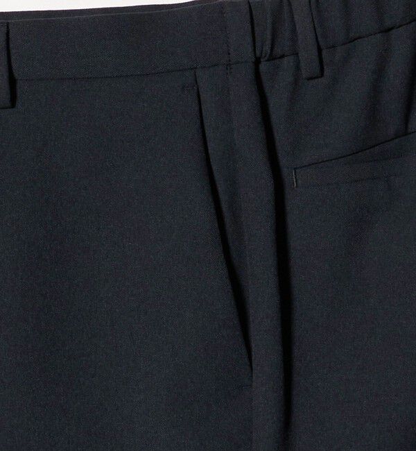 UNITED ARROWS「テック ツイル ノープリーツ パンツ UA COZY  ウォッシャブル 防しわ性（着用しわ）」|スーツ|