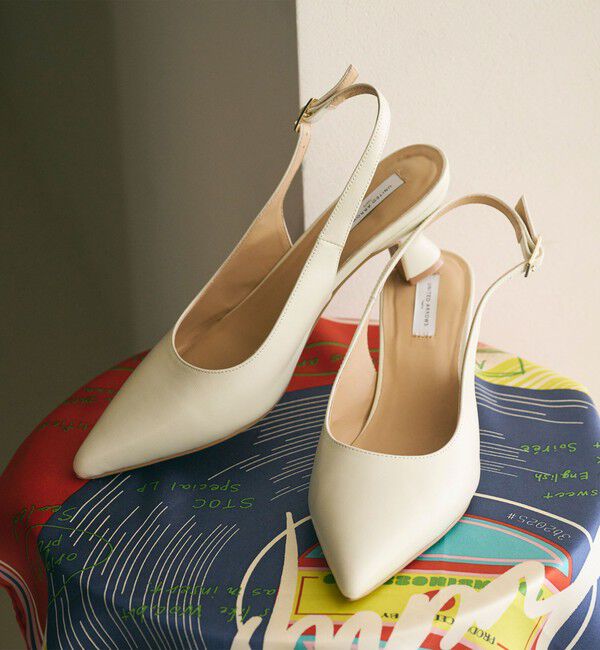 UNITED ARROWS「ポインテッドトゥ スリングバック パンプス」|パンプス|