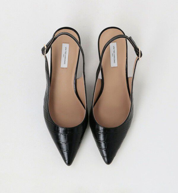 UNITED ARROWS「ポインテッドトゥ スリングバック パンプス」|パンプス|