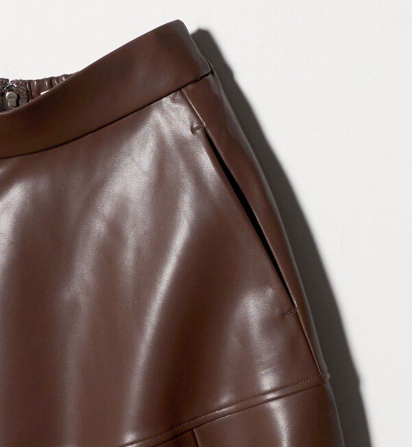 UNITED ARROWS「＜Marilyn Moon＞レザー ライク サーキュラー スカート」|スカート|