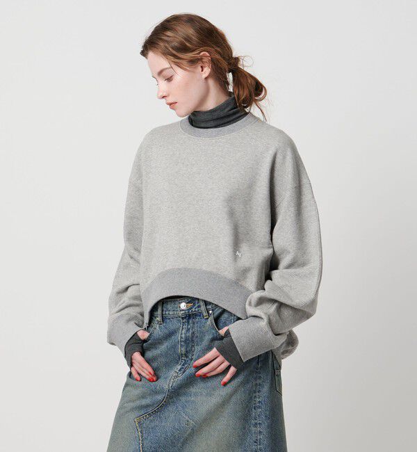 ASTRAET「＜ASTRAET＞ ウラケ サイドジップ クルーネックスウェット」|スウェット・ジャージ|