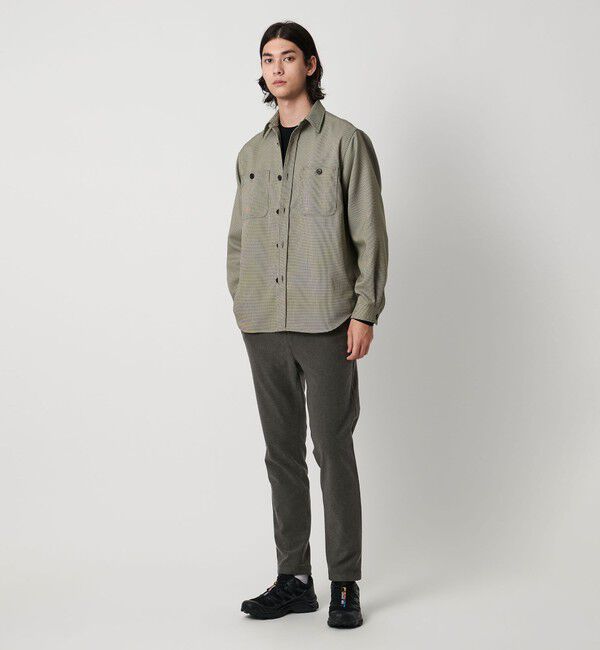 UNITED ARROWS「ウィンター ピケ オールギャザー イージーパンツ」|チノ|