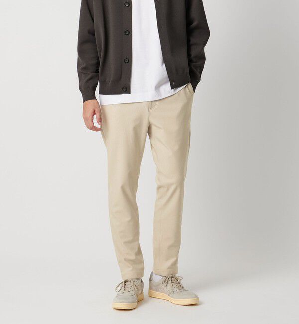 UNITED ARROWS「ウィンター ピケ オールギャザー イージーパンツ」|チノ|