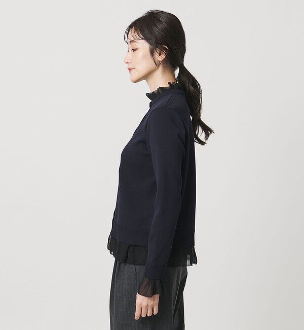 UNITED ARROWS「4WAY シフォン カーディガン ‐ウォッシャブル‐」|カーディガン|