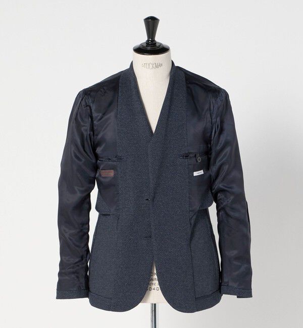 UNITED ARROWS「ツイル ジャージ シングル2ボタン テーラードジャケット COMFORT EASY‐MODEL」|テーラードジャケット|