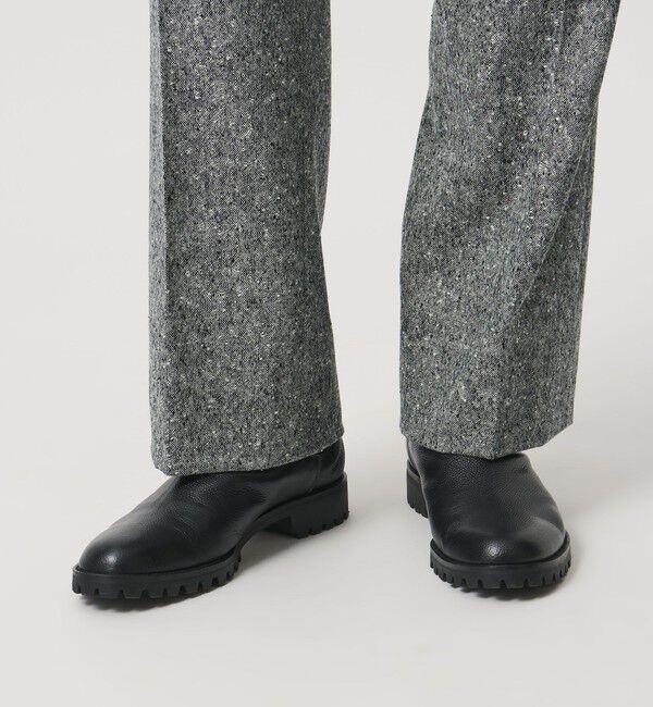 UNITED ARROWS「シボ サイドゴア ブーツ」|ロングブーツ|